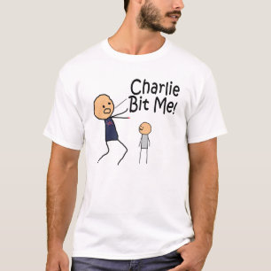 Camiseta Charlie mordeu-me t-shirt
