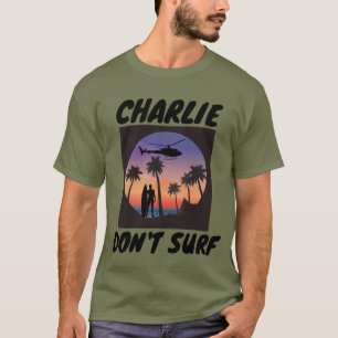 CAMISETA CHARLIE NÃO SURF VIETNAM MILITAR T-SHIRTS