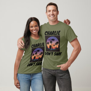 CAMISETA CHARLIE NÃO SURF VIETNAM MILITAR T-SHIRTS