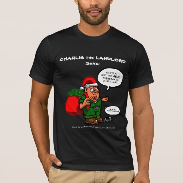 Camiseta Charlie o proprietário (Frente)