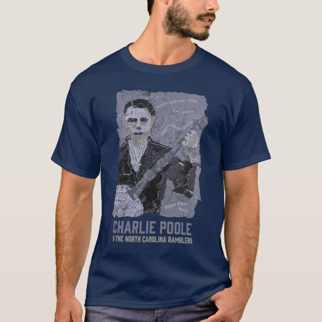 Camiseta Charlie Poole e passeadores de North Carolina (Frente)