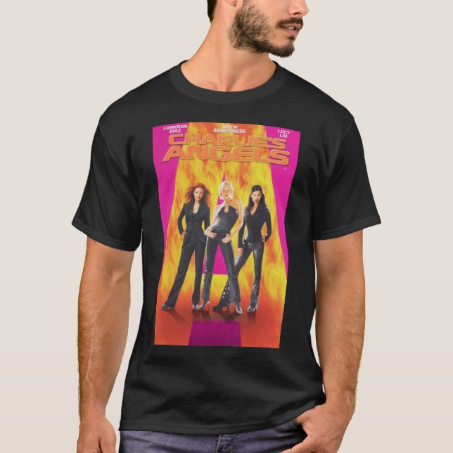 Camiseta Charlie’s Angels Poster Classic T-Shirt (Frente)