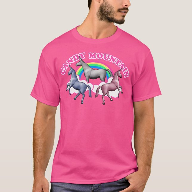 Camiseta Charlie The Unicorn Candy Mountain Filmcou (Frente)