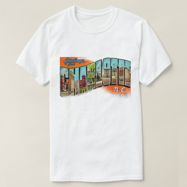 Camiseta Charlotte Agradecimento Desvanecendo (Frente do Design)