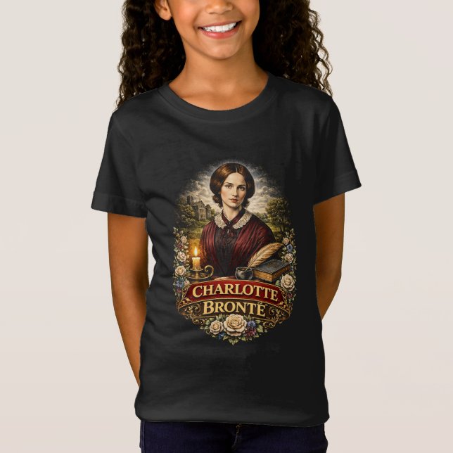 Camiseta Charlotte Brontë (Frente)
