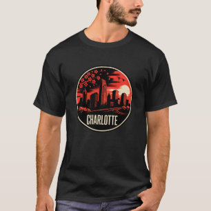 Camiseta Charlotte City Carolina do Norte EUA