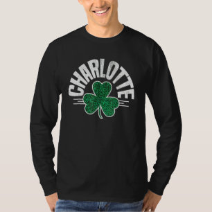 Camiseta Charlotte Dia de São Patrício Irish Pride Green Sh