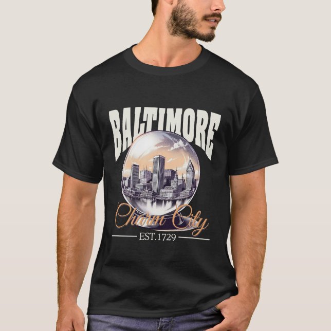 Camiseta Charme de Baltimore  (Frente)
