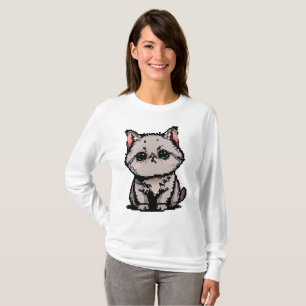Camiseta Charme do British Shorthair em Pixel