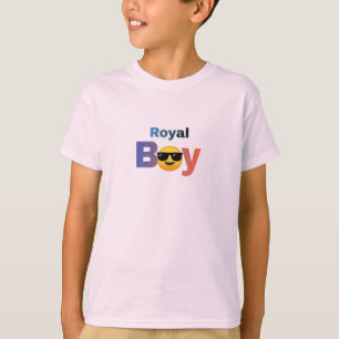 Camiseta Charme Real: Majestade "T-Shirt" dos meninos"