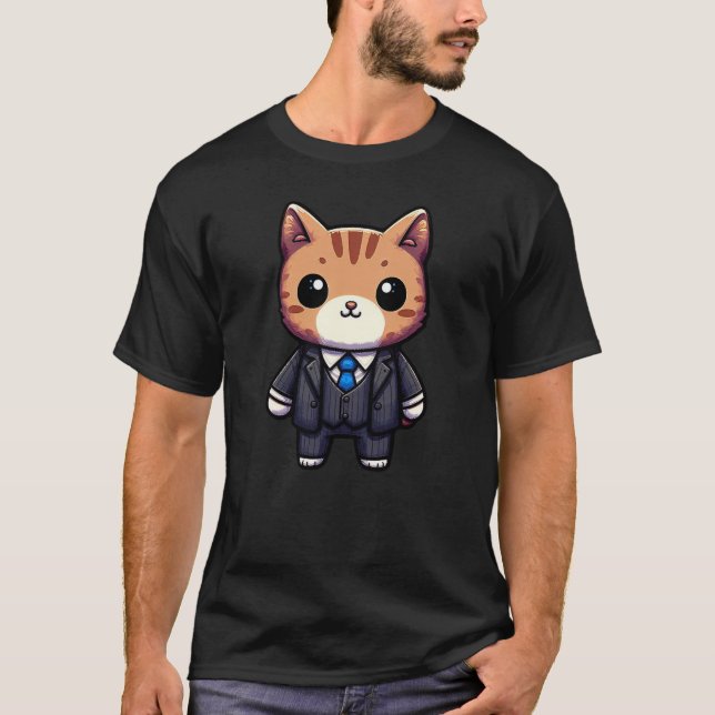Camiseta Charming Cat Boss (Frente)