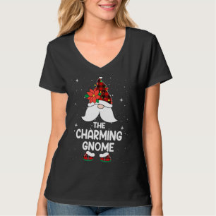 Camiseta Charming Gnomo Buffalo Xadrez Matando Família Chri