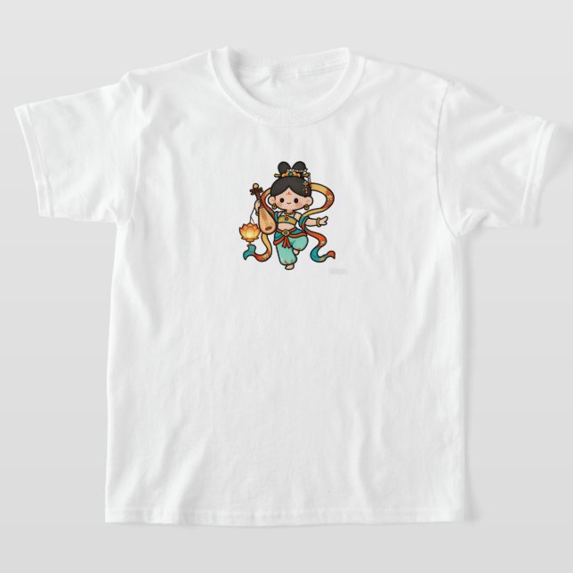 Camiseta Charming Oriental Dancer - Cute Kawaii Style T-Sh (Postura )