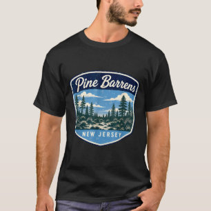 Camiseta charnecas de pinheiros nova jersey floresta nature