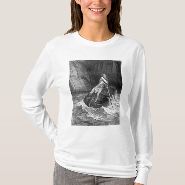 Camiseta Charon, Ferryman do inferno (Frente)