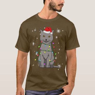 Camiseta Chartreu Cat Noite de Natal Papais noeis de Natal