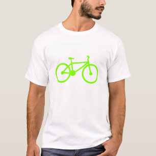 Camiseta Chartreuse, Bicicleta Verde Neon