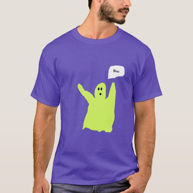 Camiseta Chartreuse Ghostie Boo roupa (Frente)