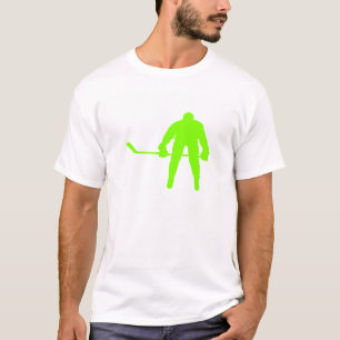 Camiseta Chartreuse, Neon Green Hockey