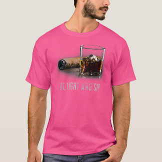 Camiseta Charuto E Bourbon Ótimo Para Amantes De Salão De C