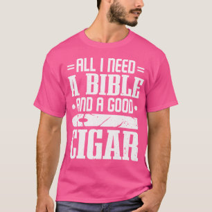 Camiseta Charuto Fumante Fumando Tudo Que Eu Preciso É Uma