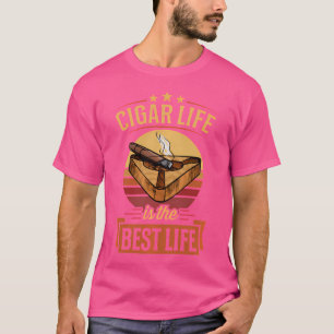 Camiseta Charuto Life É A Melhor Vida Charuto