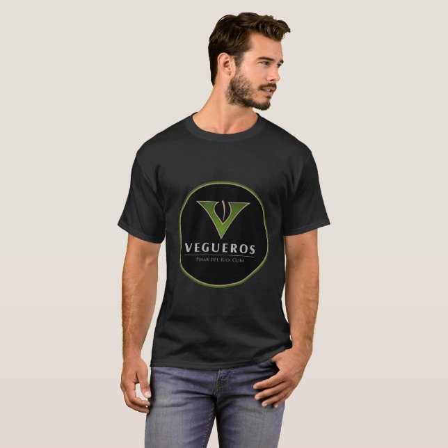 Camiseta Charutos do cubano de Vegueros (Frente Completa)