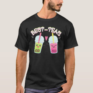 Camiseta Chás Feras Amigos de Bubble Tea Chá Boba Japonês