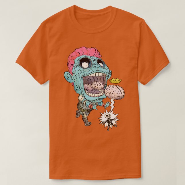 Camiseta Chase do Cérebro (Frente do Design)