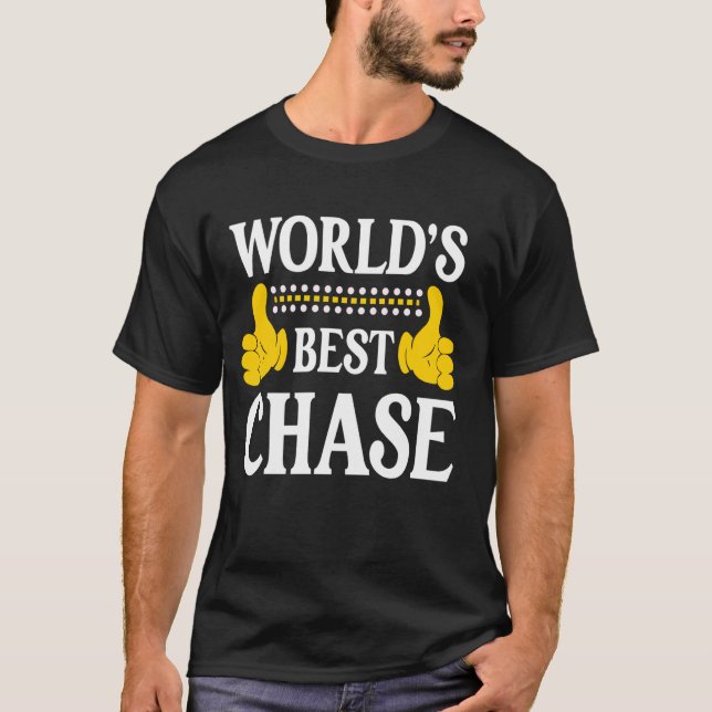 Camiseta Chase Surname Funny Team Family Sobrenome World's (Frente)