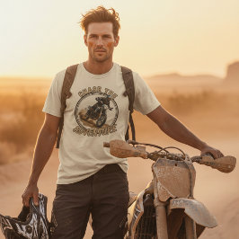 Camiseta Chase The Adventure | Retro Dual-Sport Motorcycle
