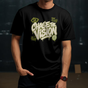 Camiseta Chase The Vision Streetwear Design Grafite