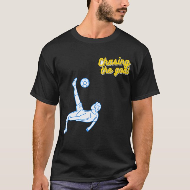 Camiseta Chasing the Goal | Motivational Sports Design for  (Frente)