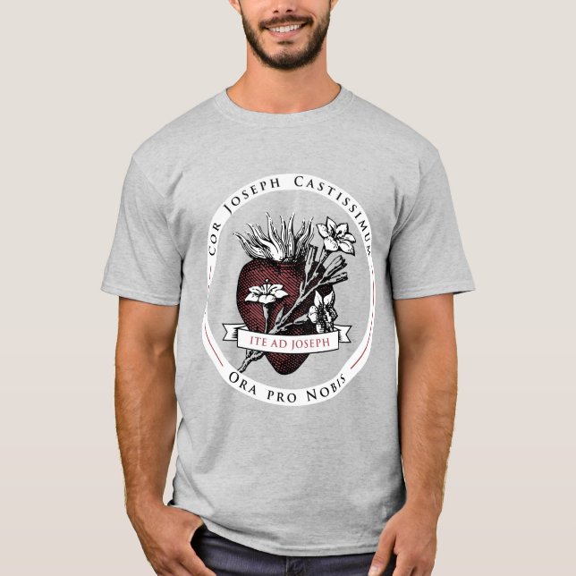 Camiseta Chaste Heart do Santo Joseph (Frente)