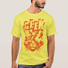 Camiseta chat geek manette jeux joystick video