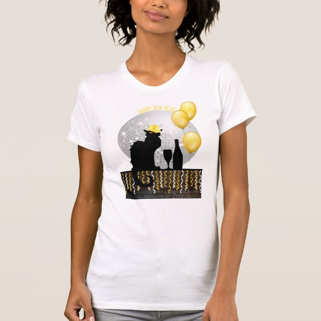 Camiseta Chat Noir Ano Novo (Frente)