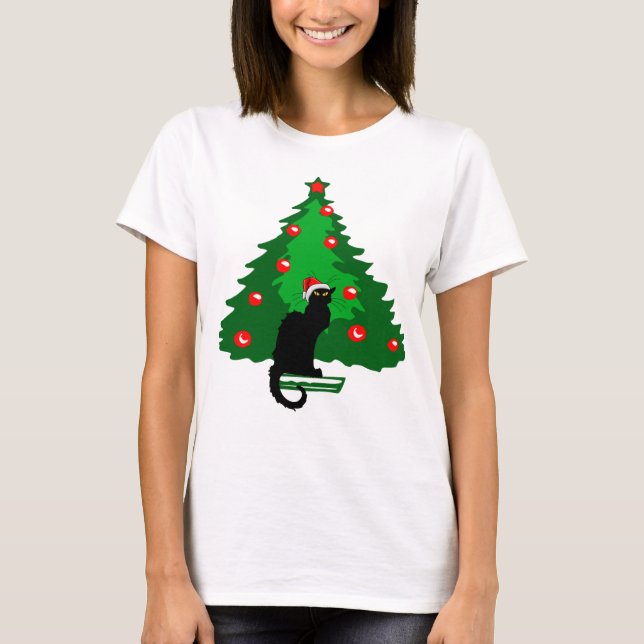 Camiseta Chat Noir Natal (Frente)
