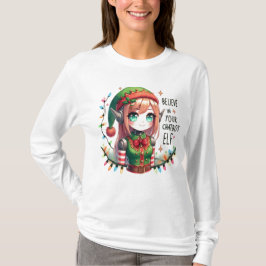 Camiseta Chatbot Memes De Natal Engraçados Acreditam No Seu