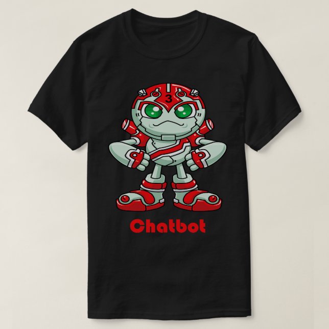 Camiseta Chatbot Robot 1 (Frente do Design)