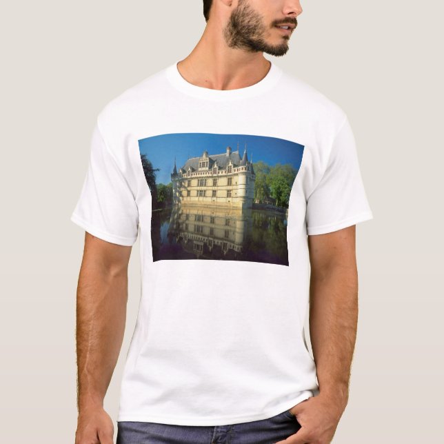 Camiseta Chateau de Azay-le-Rideau, Indre-et-Loire, (Frente)
