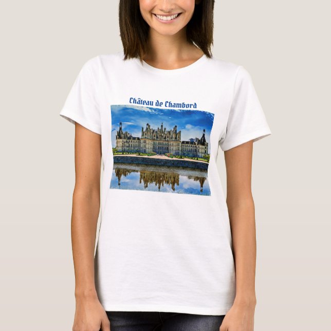 Camiseta Chateau de Chambord, França. (Frente)