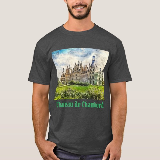 Camiseta Chateau de Chambord, França. (Frente)