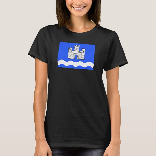 Camiseta Chateauneuf du Faou France Flag (Frente)