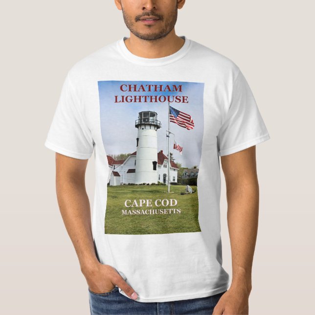 Camiseta Chatham Lighthouse, Massachusetts T-Shirt (Frente)
