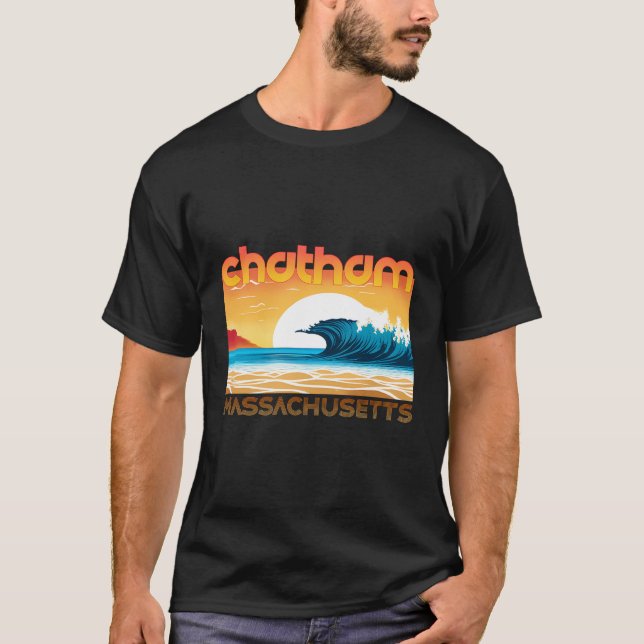 Camiseta Chatham Retro Vintage Souvenir Roupa - Chatham (Frente)