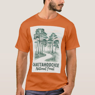Camiseta Chattahoochee de aquarela