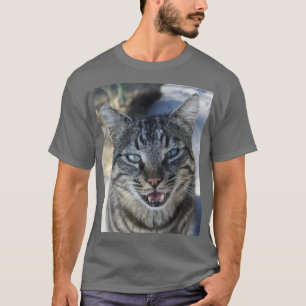 Camiseta Chatty Cat Chirruping Pet Fotografia
