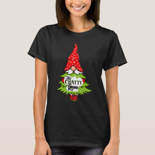 Camiseta Chatty Gnomo Buffalo Xadrez Matching Family Christ