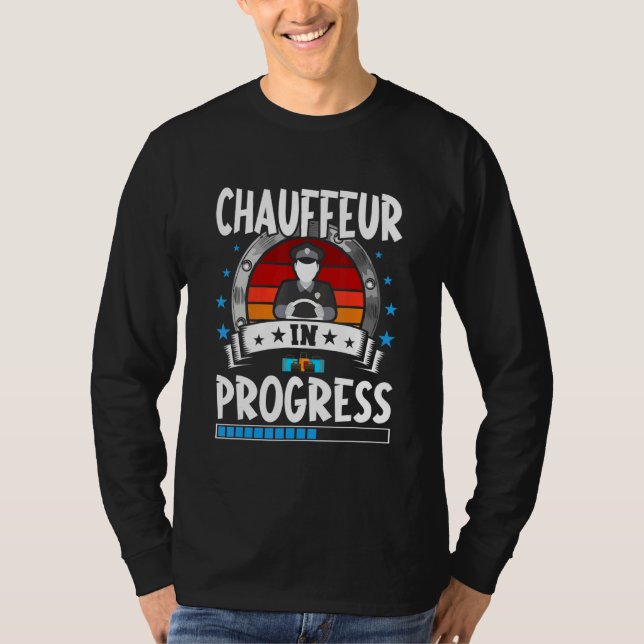 Camiseta Chauffeur In Progress Trainee Student (Frente)