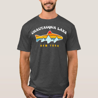 Camiseta Chautauqua Lake New York NY - Pesca Retrosolar
